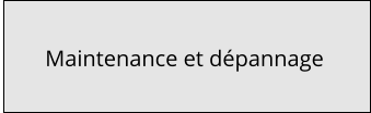 Maintenance et dpannage